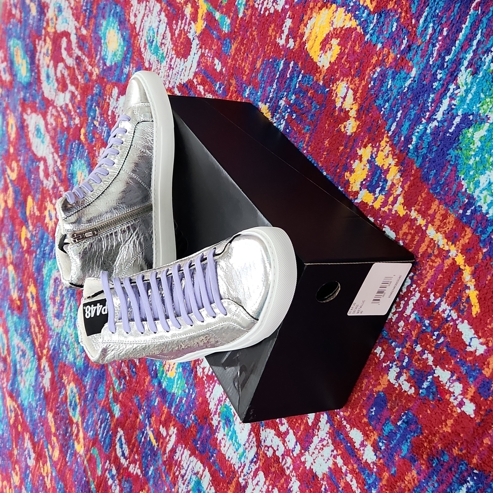 P448 metallic sneakers, 40